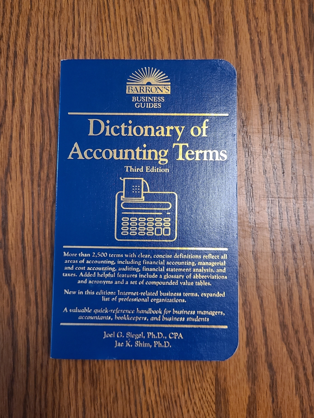 Dictionary of Accounting Terms (Barron's Business Guides)
